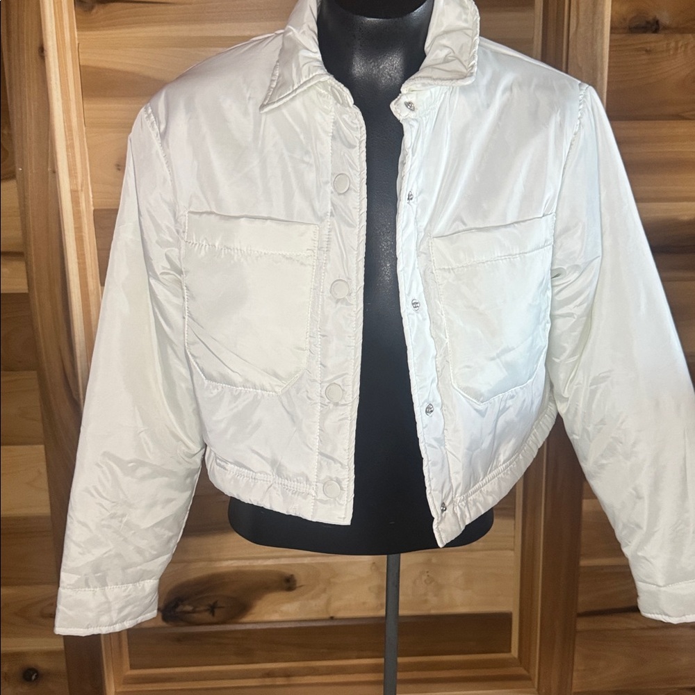 Cropped Cream Jacket